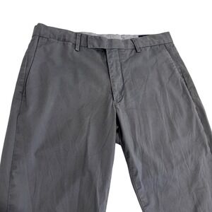Polo Ralph Lauren Straight Fit Chino Pants Mens 32x29 Gray Stretch Cotton Blend